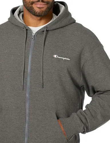 Miniatura 3 de Champion, Powerblend - Sudadera con capucha y cremallera para hombre (regular o grande y alto)