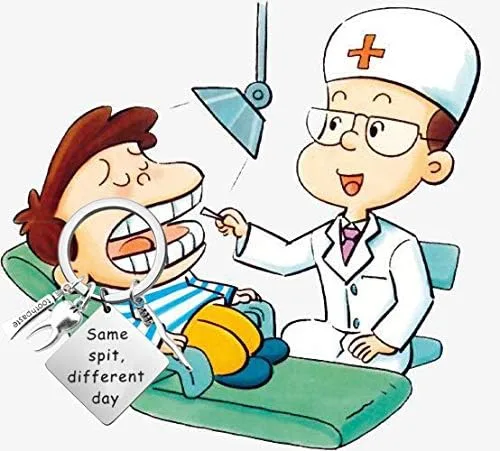 Miniatura 5 de Lywjyb Birdgot Regalo divertido para dentistas con el mismo salivo, regalo de higienista dental para diferentes días (El mismo escupito)