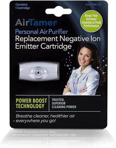 Miniatura 9 de AirTamer Cartucho emisor de iones negativos de repuesto para purificador de aire personal, fabricado para AirTamer modelo A320 (negro)
