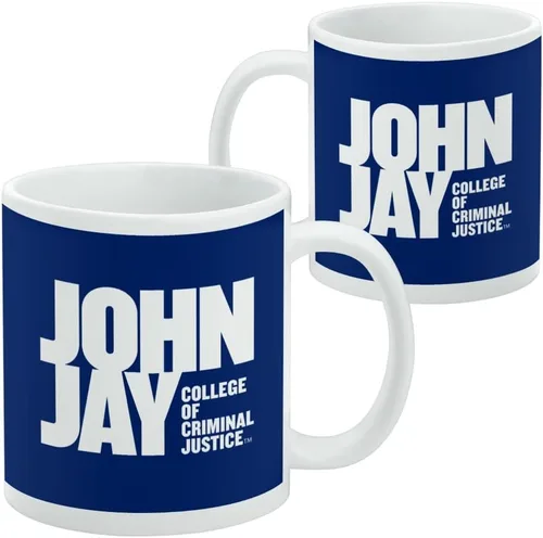 Miniatura 2 de Taza de cerámica con el logotipo principal de John Jay College of Criminal Justice, taza de regalo novedosa para café, té y bebidas calientes, 11oz