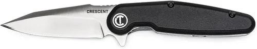 Miniatura 14 de Crescent Cuchillo de bolsillo de 3-1/4 pulgadas con hoja de punta caída y mango de aluminio - CPK325A