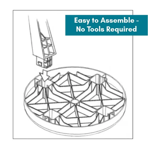 Miniatura 4 de Ableware Banqueta para regadera con patas regulables, 1