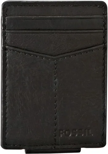 Miniatura 6 de Fossil Funda magnética minimalista de cuero para hombre con clip para dinero bolsillo frontal cartera para hombres