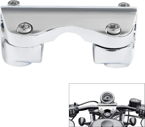 Miniatura 8 de TCT-MOTORPARTS Abrazadera superior elevadora de manillar de 1 1/4 pulgadas para Harley Road King FLHRXS 2017-2022 2021 Para barra de 1.25 pulgadas