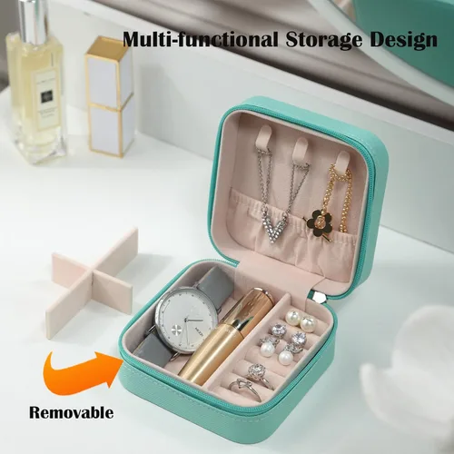 Miniatura 2 de Estuche de Joyería de Viaje para Damas de Honor, Caja de Regalo, Juego de 12 Estuches Pequeños de Joyería, Mini Organizador de Joyas, Estuche