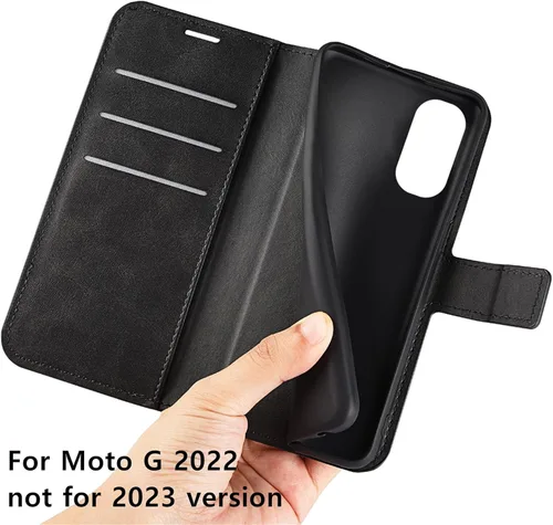 Miniatura 5 de Funda con tapa para Motorola Moto G 5G 2022 Cartera de cuero PU Funda protectora magnética para teléfono móvil Moto G (2022) Funda tipo libro