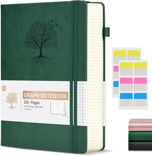 Miniatura 7 de Cuaderno Diario con Líneas - 365 Páginas A5 Cuaderno Grueso para Escribir para Hombres y Mujeres, Cuaderno con Rayas Universitarias, Diario de Cuero