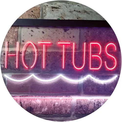 Miniatura 16 de ADVPRO Hot Tubs Supply Dual Color LED Neon Sign Blue & Red 12" x 8.5" st6s32-i3375-br