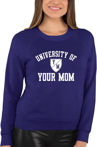 Miniatura 47 de Go All Out University of Your Mom - Sudadera con cuello redondo para hombre