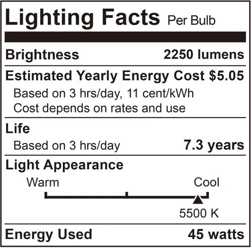 Miniatura 8 de EMART Bombilla de espectro completo, 45 W 5500 K espiral CFL luz diurna para kit de iluminación Softbox, lámpara de repuesto para fotografía
