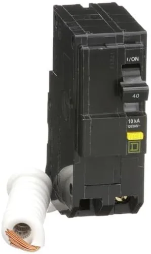 Square D by Schneider Electric Square D - QO240GFICP QO - Disyuntor QO, 40 amperios, 120/240 V, 2 polos, GFCI, montaje enchufable