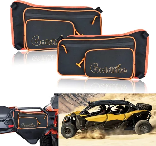 Miniatura 10 de Goldfire Bolsas organizadoras de herramientas para puerta trasera, UTV X3, bolsa de almacenamiento, accesorios para puerta trasera superior e