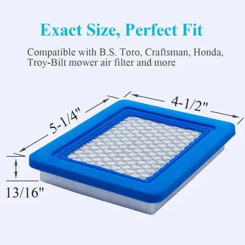 Miniatura 6 de HOODELL Paquete de 10 filtros de aire 491588S + filtro de combustible 394358 compatible con 491588 4915885, Toro 20332, Craftsman 33644, rendimiento
