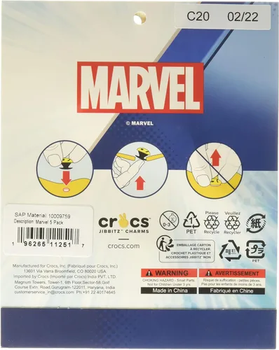 Miniatura 2 de Crocs Jibbitz 5-Pack Marvel Shoe Charms Jibbitz for Crocs
