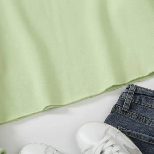 Miniatura 5 de Sudadera con capucha de algodón con estampado de aguacate, con bolsillo, Amarillo, naranja, verde, morado.