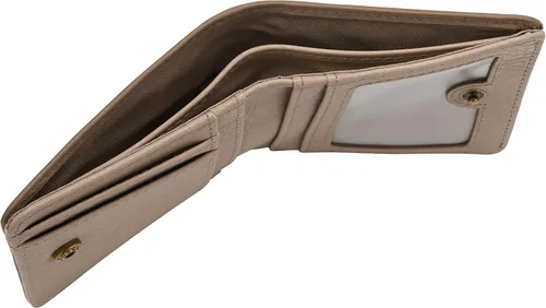 Miniatura 6 de Fossil Logan - Cartera plegable de cuero con bloqueo RFID para mujer