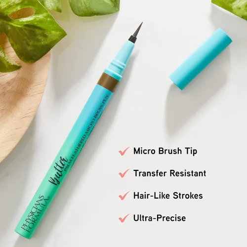 Miniatura 4 de Maquillaje para cejas de Physicians Formula Butter Palm Feathered Micro Cejas Color Plumas, Marrón Oscuro Universal Marrón