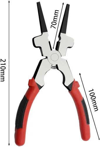 Miniatura 2 de Alicates de soldadura MIG de 8 pulgadas con mango aislado, alicates multifunción de acero al carbono para soldadura y corte de alambre