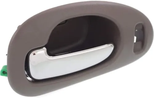 Miniatura 3 de Manija de puerta interior para Chrysler LHS 1999-2001 con bisel gris delantero del lado del conductor con palanca cromada Con orificio de bloqueo