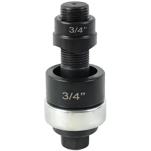 Miniatura 8 de Kit de perforador manual AMZCNC, juego de punzón de corte de caja de hoja de metal resistente (tamaño de agujero de conducto) 1/2"~1-1/4" kit