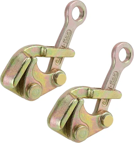 JOIKIT Paquete de 2 tiradores de alambre de agarre de cable de 0.5 T, herramienta de tracción de cable de acero para cuerda de 1/32-3/8 pulgadas,