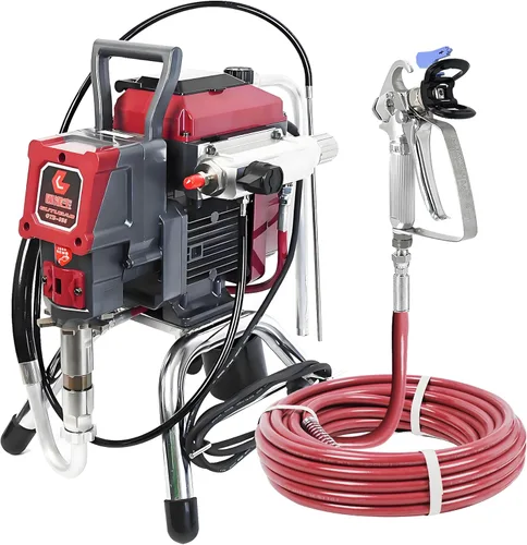 Kit de pulverizador de pintura sin aire 925, máquina de pintura sin aire de alta eficiencia con extensión de 19.68", puntas 515, 517, 519 para