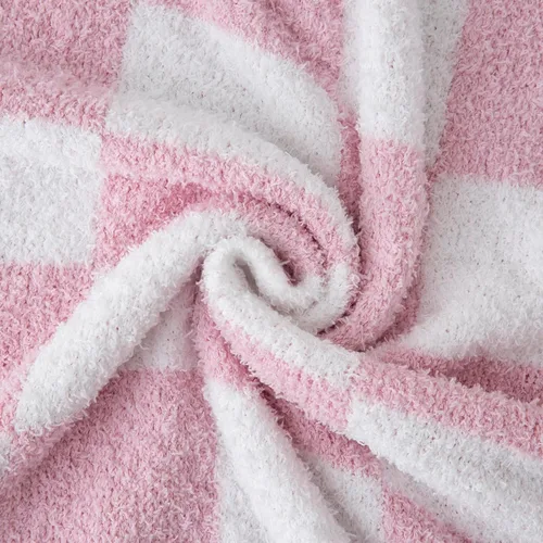 Miniatura 8 de YIRUIO Manta Throw a Cuadros Tablero de Ajedrez Esponjosa Suave Cálida Cómoda Reversible Súper Suave Acogedora para Decoración del Hogar Cama Sofá