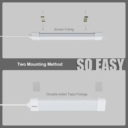 Miniatura 5 de ONIDEK Luces para debajo del gabinete con enchufe. 3000K-6500K atenuación y color. con panel de control inalámbrico y control remoto. 15 W 1500 lm