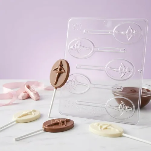 Miniatura 6 de Molde de caramelo de chocolate para piruletas de bailarina 251