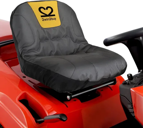 Miniatura 10 de Funda de asiento para cortacésped, funda de asiento de tractor Oxford de poliéster 600D resistente con superficie acolchada acolchada, funda