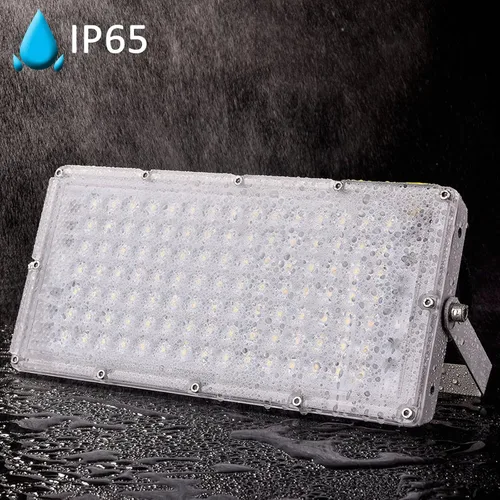 Miniatura 3 de papasbox Luz de inundación LED de 100 W para exteriores, luces de seguridad para exteriores de 8000 lúmenes, luces LED blancas cálidas de 3000 K