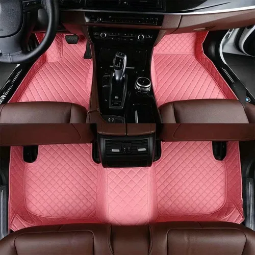 Miniatura 4 de ARAAO Alfombrillas de automóvil personalizadas para hombres y mujeres, sedán, SUV, automóvil, deportivo, antideslizantes, de lujo, (todo negro)