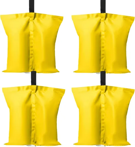 Miniatura 10 de ABCCANOPY Pesas de toldo de 120 libras, bolsas de arena para carpa de glorieta, paquete de 4 unidades (negro)