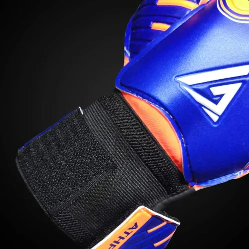 Miniatura 5 de Guantes de portero para jóvenes y adultos Guantes de fútbol de látex antideslizantes con prevención de hiperextensión de dedo y soporte de muñeca