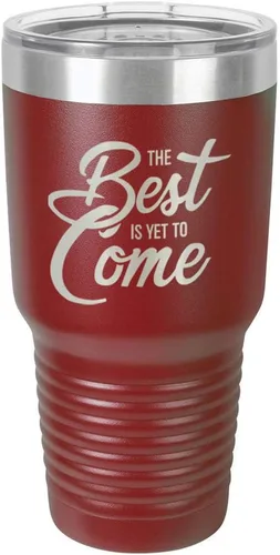 Miniatura 17 de Vaso rosa de 30 onzas con popote y tapa superior deslizante Taza de viaje de acero inoxidable Comparar con Yeti Rambler Rosado