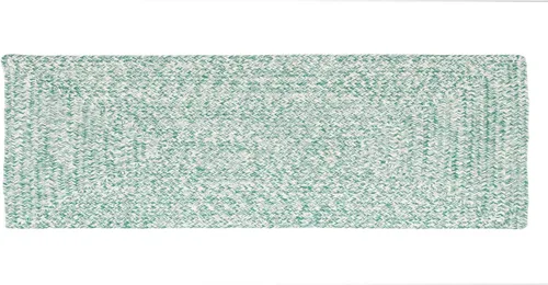Miniatura 67 de Super Area Rugs Farmhouse - Alfombra trenzada de algodón reversible para cocina, gris y blanco, 4 x 6 pies, ovalada