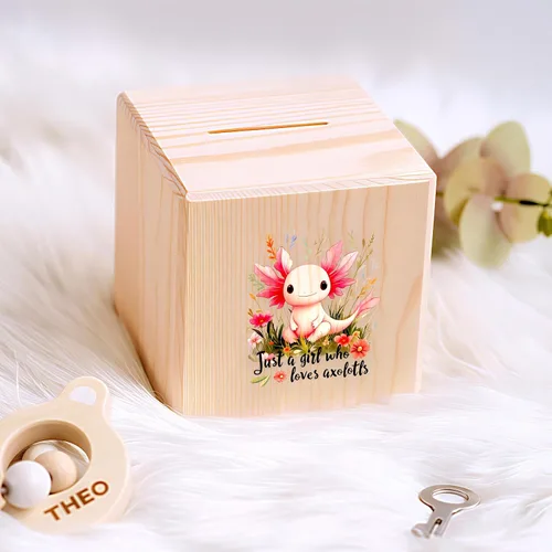 Miniatura 4 de Alcancía de ajolote para dinero, regalos para adolescentes y niñas, amantes de los ajolotl, accesorios temáticos, artículos de decoración