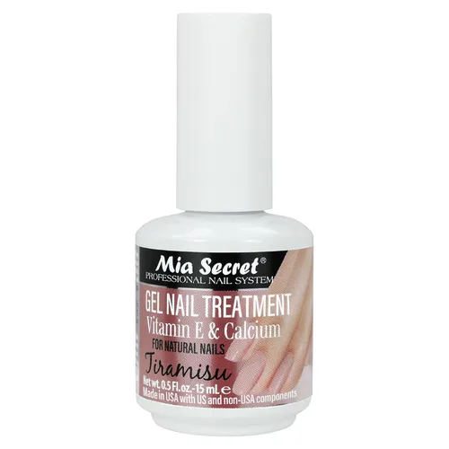 Miniatura 8 de Mia Secret Tratamiento de uñas en gel con vitamina E y calcio, 0.5 fl oz, esmalte de uñas con vitamina E y calcio, gel de reparación y Souffé