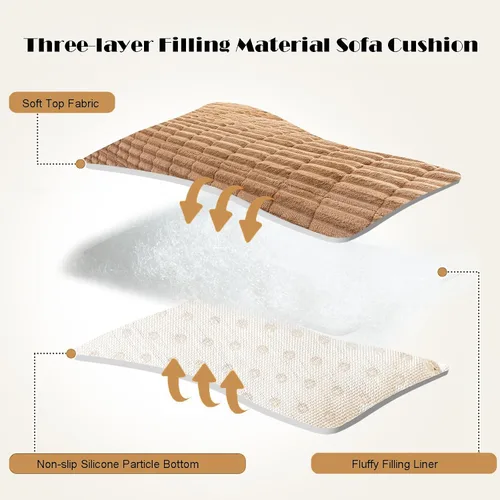 Miniatura 4 de Fundas de sofá lavables y aptas para mascotas, fundas de sofá mullidas para mascotas, mantas para sofá y fundas de cojín para sofá