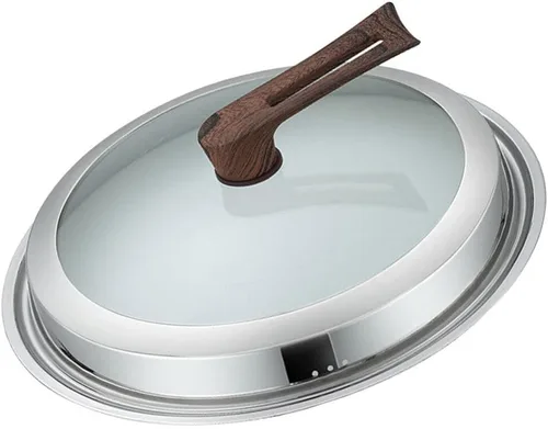 Miniatura 10 de Luxshiny Tapas de repuesto para utensilios de cocina, cubierta universal para ollas de vidrio para freír