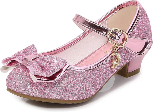 Miniatura 25 de Cadidi Dinos Zapatos de vestir para niñas con tacón de fiesta de boda Mary Jane Princess Flower Shoes (bebé/niño pequeño/niño grande)
