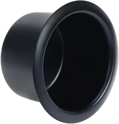 Miniatura 5 de Antrader 2 piezas de sujetavasos de aleación de aluminio, insertos de repuesto para sofá/barco/sofá reclinable/coche, negro, 102×62mm
