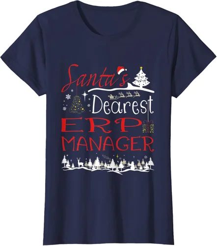 Miniatura 13 de ERP Manager Xmas Job Cute Christmas T-Shirt