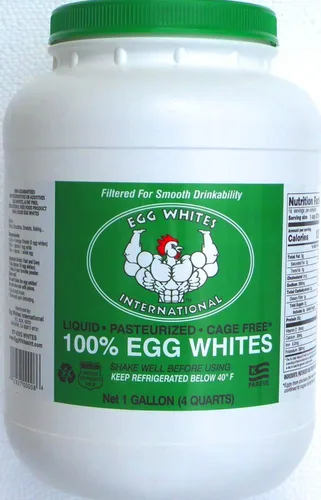 Miniatura 2 de Egg Whites International - Proteína líquida 100% pura de clara de huevo diseñada para beber. AHORA 100% SIN JAULA (4 galones)