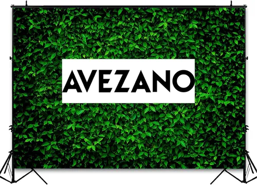 Miniatura 8 de Avezano Telón de fondo de feliz cumpleaños de hojas verdes para safari en la selva, decoración de fiesta de cumpleaños, naturaleza, hierba verde