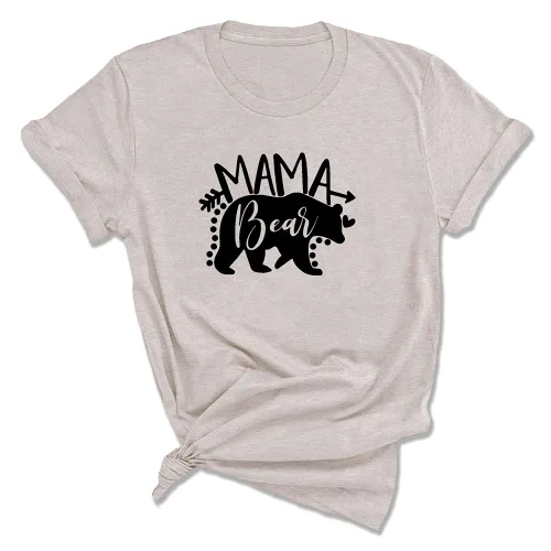 Miniatura 2 de Mama Bear Boho TShirt (3XL, Heather Peach)