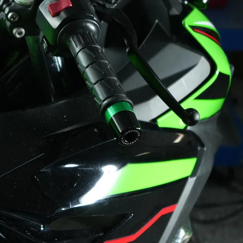 Miniatura 3 de Extremo de agarre para Kawasaki Ninja 250 300 400 650 1000 400R 250R 250R 250SX 1000SX H2R ZX14R ZX10R ZX6R motocicleta CNC aluminio manillar