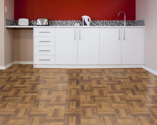 Miniatura 8 de ACHIM Home Furnishings FTVWD22520 Nexus - Azulejo de vinilo de 12 pulgadas, madera de 3 dedos de roble medio parquet, paquete de 20 unidades, 12