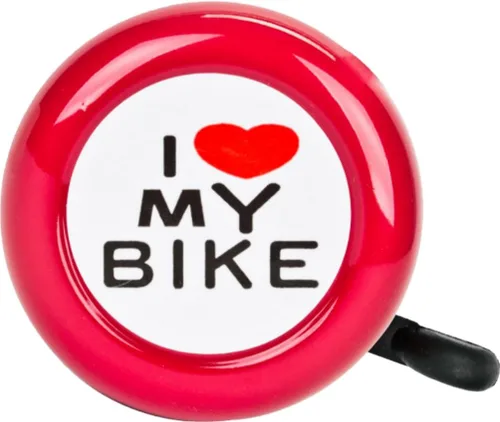 Miniatura 2 de Sunlite "I Love My Bike Bell Cromado plateado
