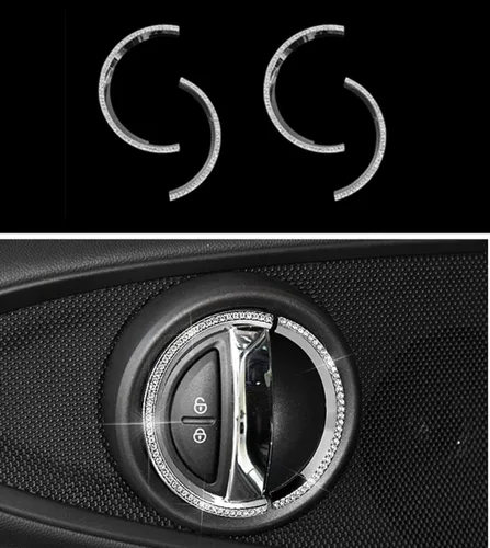 Miniatura 11 de Accesorios interiores brillantes para Mini Cooper F54 F55 F56 F60 con diamantes de imitación de cristal de modificación de moda